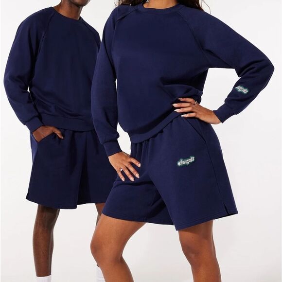 🐢 Savage X Fenty Terry Country Club X Sweatshort Size Small- Unisex NWT - Picture 3 of 17